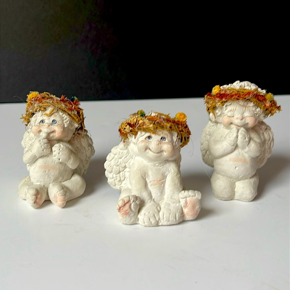 Vintage Dreamsicles Cherubs Angel Figurines (set of 3)